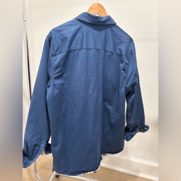 L.L. Bean Men's Navy Shirt Jacket - Picture 2 of 2
